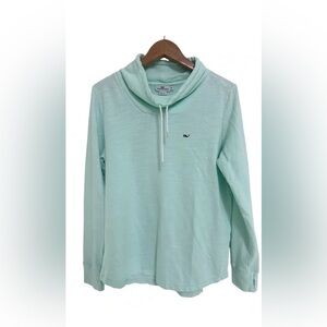 Vineyard Vines 100% Cotton Cowl
Neck Pullover Mint Green Womens Small